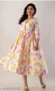 women`s Rayon printed kurtis