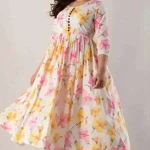 women`s Rayon printed kurtis